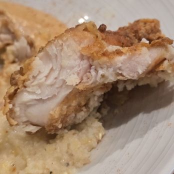 Miss Toya’s Creole House - Inside of a thick piece of catfish - Comfort Food Near Me - Silver Spring, Maryland Miss Toya’s Creole House - Inside of a thick piece of catfish - Comfort Food Near Me - Silver Spring, Maryland