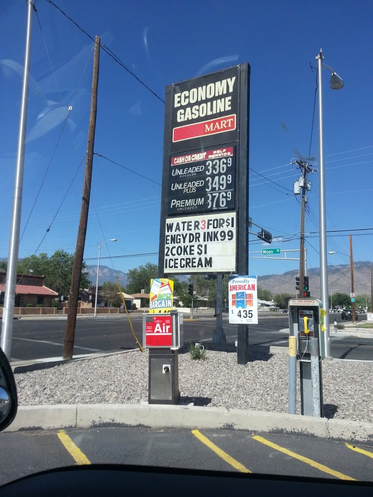 ECONOMY GAS Updated October 2024 8920 Menaul NE, Albuquerque, New