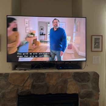 Bay Area Wall Mounts - After - Home Theatre Installation Near Me