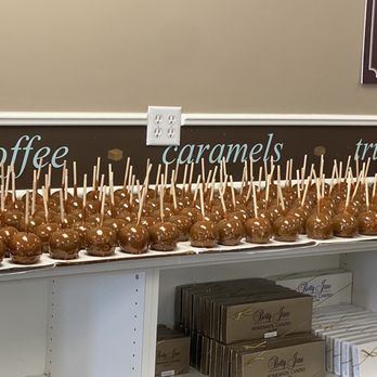 Betty Jane Home Made Candies - Caramel apples-took home two dozen because I love them that much! - Candy Stores Near Me - Dubuque, Iowa