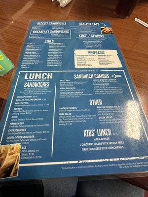 Menu photo 2 Theo's Pancake House Myrtle Beach, SC