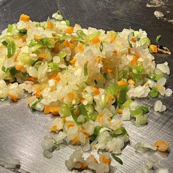 Benihana - Veggies for the fried rice - Sushi Bars Near Me - Golden Valley, Minnesota