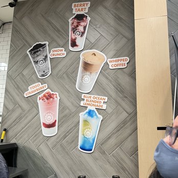 Lollicup Fresh - Wall decor of drinks - Coffee & Tea Near Me - Ontario, California