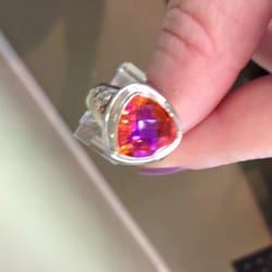 Jewels by the Sea - Sunset quartz ring in sterling silver