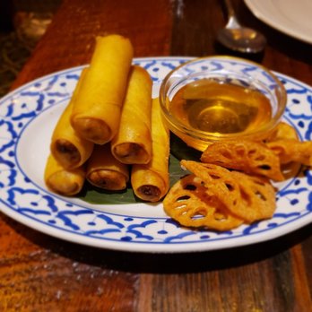 Thai Villa - Por Pia Tod (Crispy Vegetable Spring Rolls) - Thai Near Me - New York, New York Thai Villa - Por Pia Tod (Crispy Vegetable Spring Rolls) - Thai Near Me - New York, New York