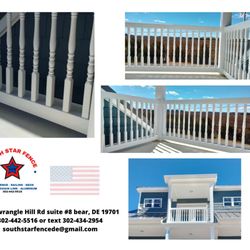 South Star Fence - You want to go out on your porch, spend a pleasant moment with your family. We are here to help you with railings style. 302-442-5516
