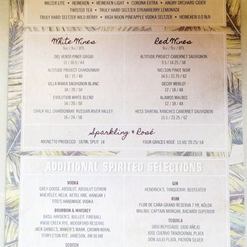 Stinger Ray's Tiki Bar & Lounge - Beer, Wine, & Liquor Menu (05/12/23). #StingerRaysTikiBarAndLounge #LihueAirport #Kauai #Hawaii #Airport #Lounge #Bar #Beer - Tiki Bars Near Me - Lihue, Hawaii