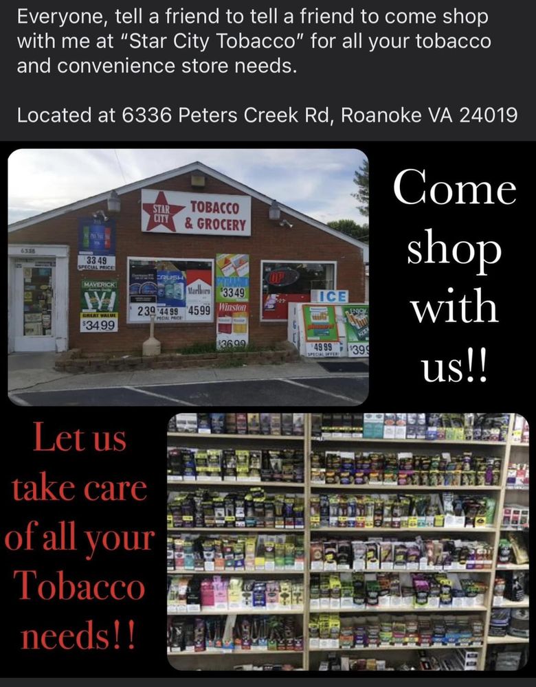 Star City Tobacco & Grocery Logo