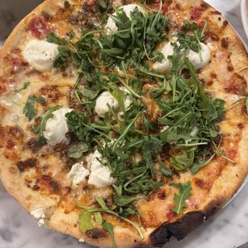 Vero Italian - Pizza with spicy sausage and ricotta - Pizza Near Me - Denver, Colorado Vero Italian - Pizza with spicy sausage and ricotta - Pizza Near Me - Denver, Colorado
