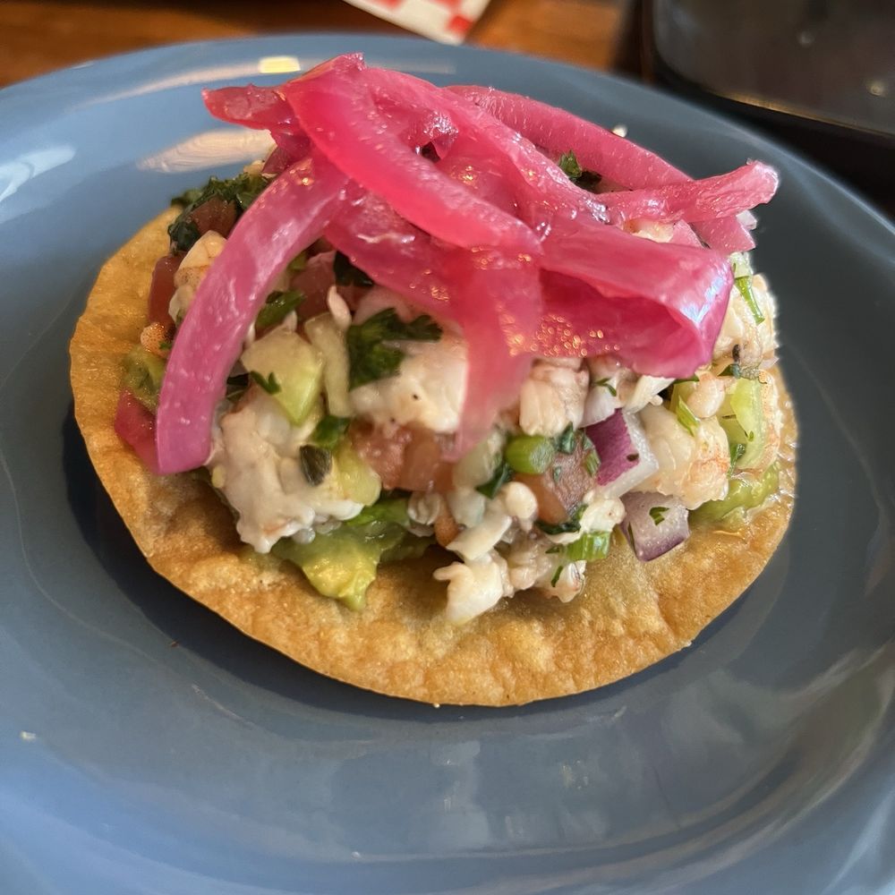 Frida's Mexican Kitchen & Bar - Shrimp Ceviche Tostada - Bars Near Me - Salem, Oregon Frida's Mexican Kitchen & Bar - Shrimp Ceviche Tostada - Bars Near Me - Salem, Oregon