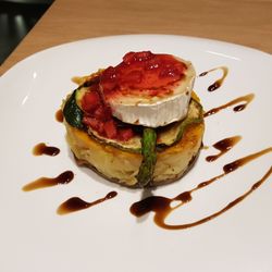 La Cuina del Cel - Milhojas con queso de cabra