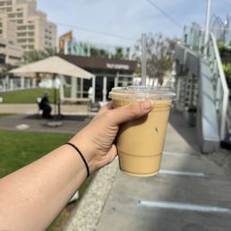 Hazelnut iced latte Hazelnut iced latte