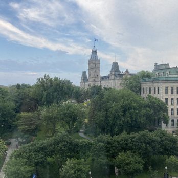 Hilton Quebec - View of Parliament from the window of my room - Hotels Near Me - Quebec City, Quebec Hilton Quebec - View of Parliament from the window of my room - Hotels Near Me - Quebec City, Quebec