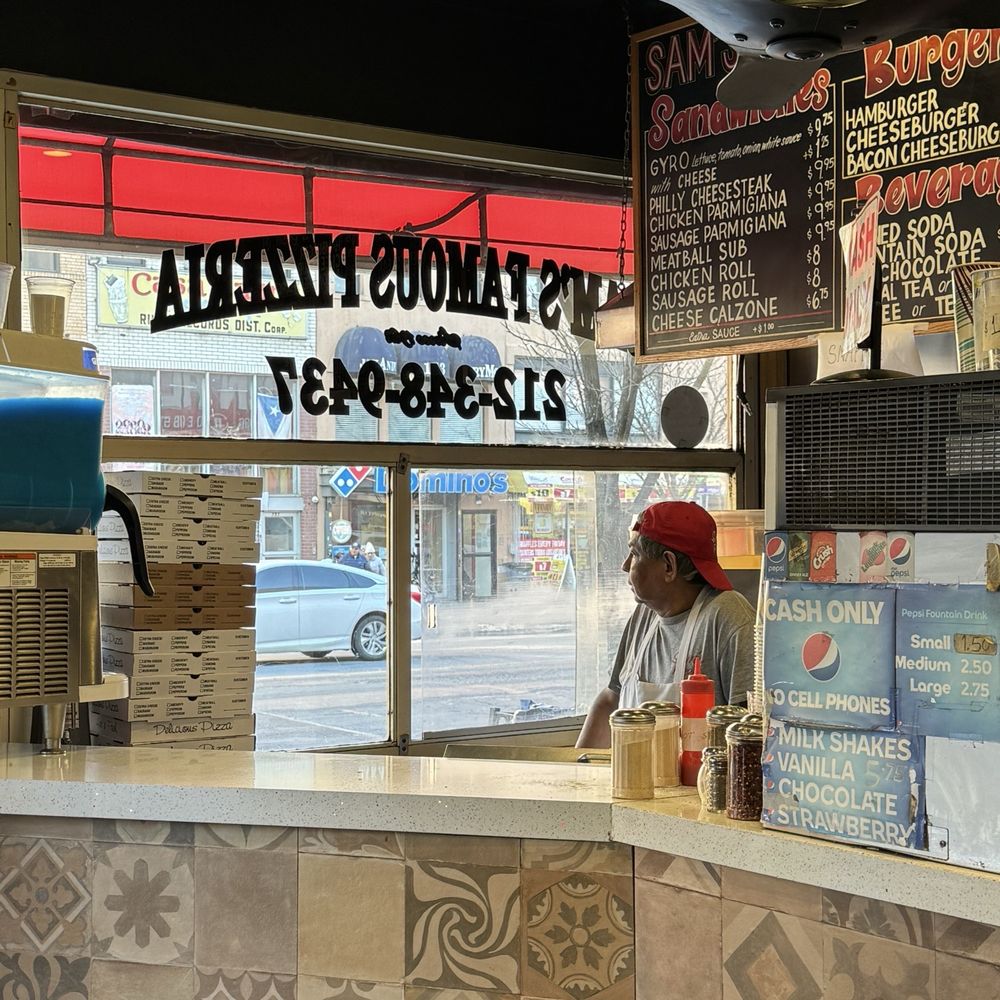 Front counter view