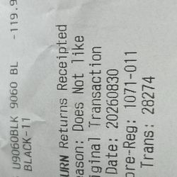 Shoe Palace - Worker wrote "didn't like original" like I made the mistake