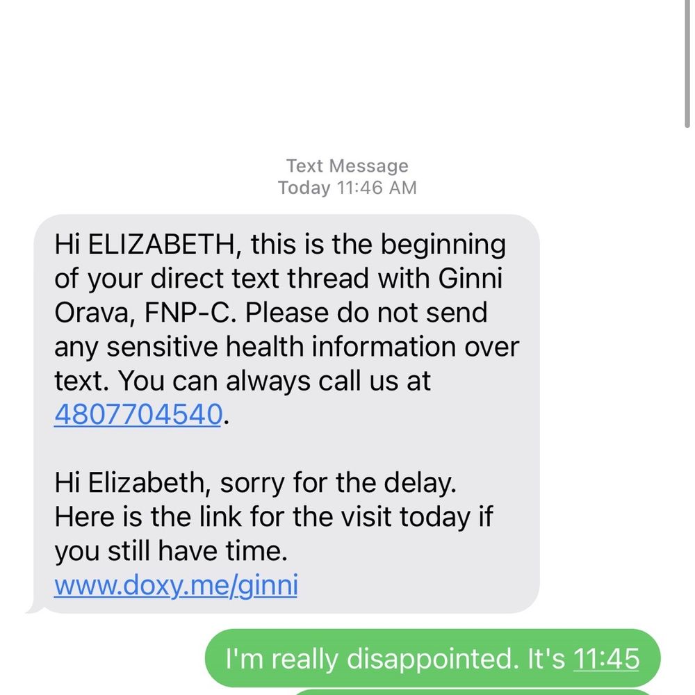 ReNew Wellness - Text conversation between me and Ginni Orava of Renew Infusions. - IV Hydration Near Me - Gilbert, Arizona ReNew Wellness - Text conversation between me and Ginni Orava of Renew Infusions. - IV Hydration Near Me - Gilbert, Arizona