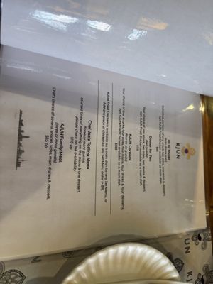Menu photo 8 Kjun New York, NY