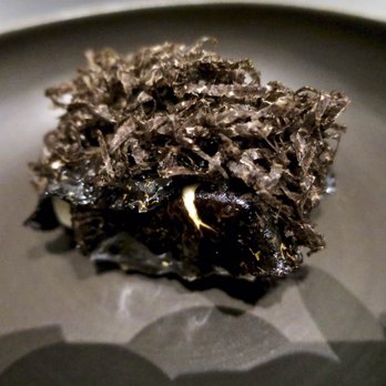 Alinea - #7 - Toast - black truffle, gruyere, pumpernickel - New American Near Me - Chicago, Illinois