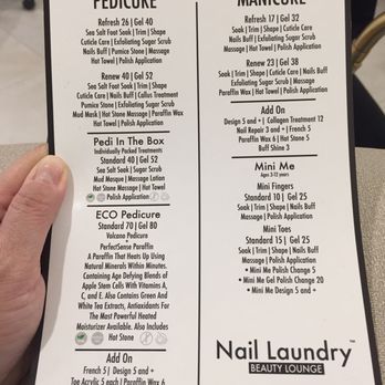 Nail Laundry Beauty Lounge - Menu of services and prices. - Nail Salons Near Me - Sacramento, California Nail Laundry Beauty Lounge - Menu of services and prices. - Nail Salons Near Me - Sacramento, California