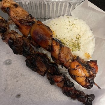 Gigi's Kitchen - Chicken skewers w/ no BBQ sauce and rice - Pizza Near Me - Fort Washington, Maryland Gigi's Kitchen - Chicken skewers w/ no BBQ sauce and rice - Pizza Near Me - Fort Washington, Maryland