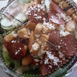 Crunchy house salad. Crunchy house salad.