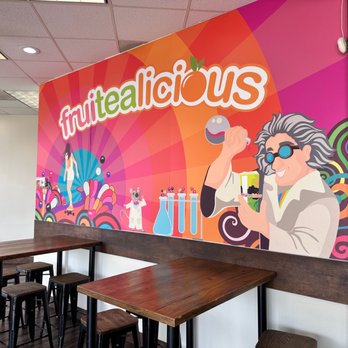 Fruitealicious - the interior of a restaurant - Coffee & Tea Near Me - Carrollton, Texas