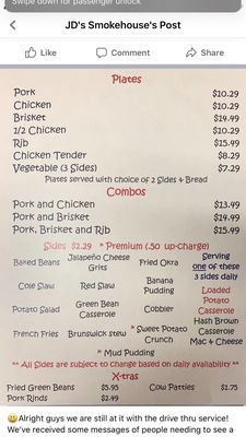 Menu photo 4 JDs Smokehouse Rutherford College, NC
