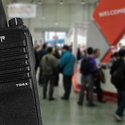 Dollar Radio Rentals - Perfect for trade shows and indoor events.