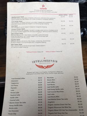 Menu photo 6 Crimson Santa Monica, CA
