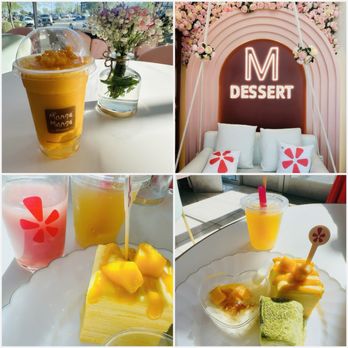 Mango Mango Dessert - Mango Mille Crepe Cake, Green Tea Cake, Mango Coconut Sticky Rice, Mango Tea, Guava Lychee & Mango Smoothie - Desserts Near Me - Las Vegas, Nevada