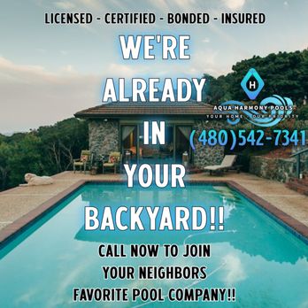 Aqua Harmony Pools - Pool Cleaners Near Me - Phoenix, Arizona