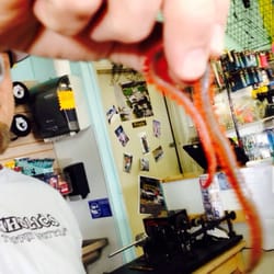 Berkeley Marina Bait & Tackle Shop - Bait! Careful of the fangs!