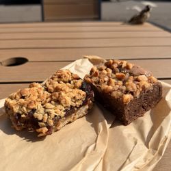 Date bar and brownie