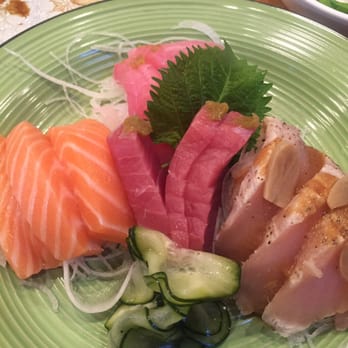 Sushi Sawa - Sashimi platter. Something fowl on the tuna. - Sushi Bars Near Me - Azusa, California Sushi Sawa - Sashimi platter. Something fowl on the tuna. - Sushi Bars Near Me - Azusa, California