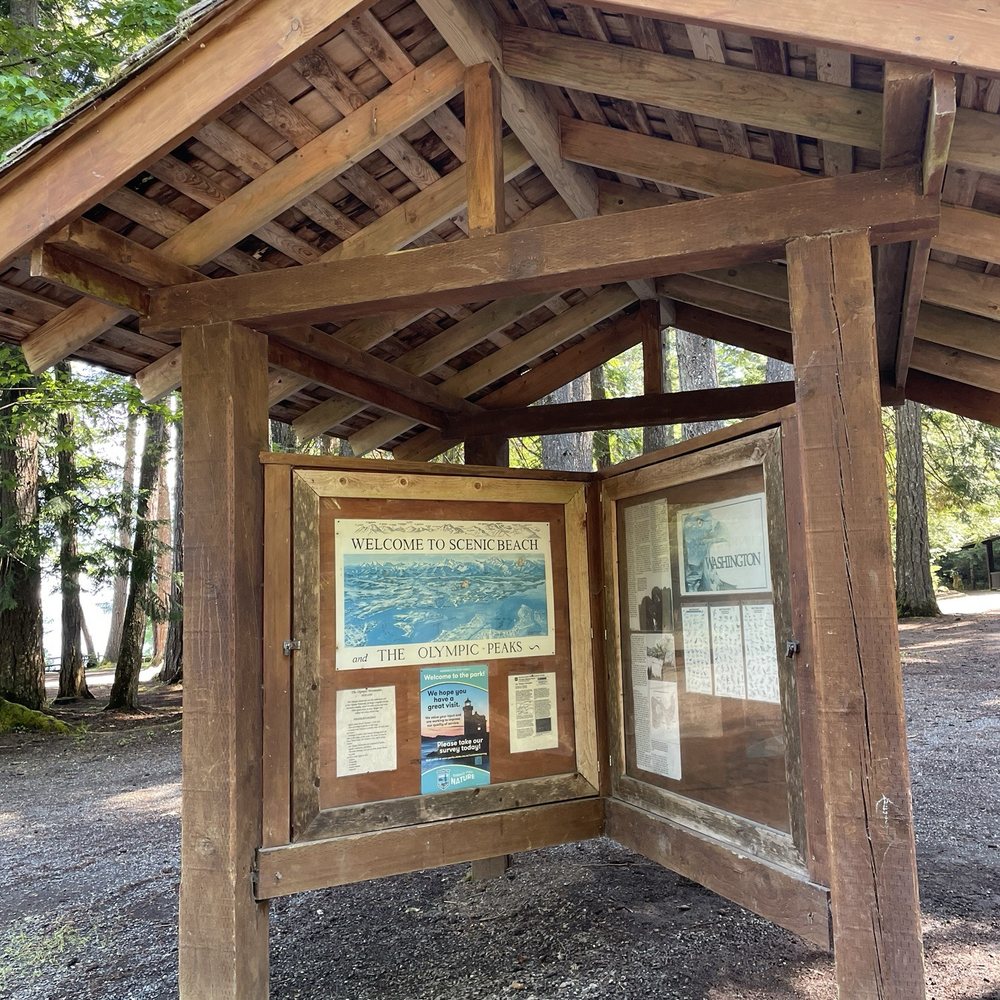 Scenic Beach State Park - Information booth - Parks Near Me - Seabeck, Washington Scenic Beach State Park - Information booth - Parks Near Me - Seabeck, Washington