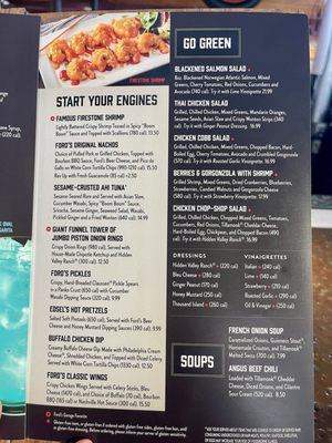 Menu photo 2 Ford's Garage Ft. Myers Fort Myers, FL