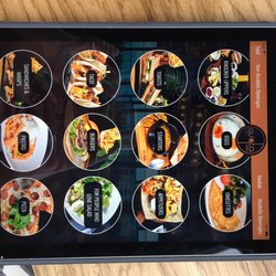 Nuqta Lounge - Menus are in 2 different types, traditional hardcopy and iPad, cool