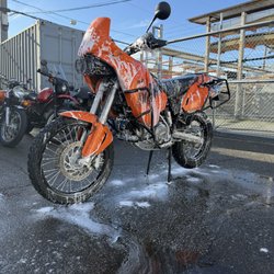 Scarabwerks - KTM 690 adventure getting a detail after service
