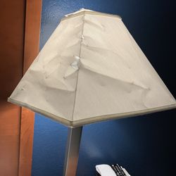 Swiss Chalets Village Inn - This lampshade looks like it went 10 rounds with Apollo Creed