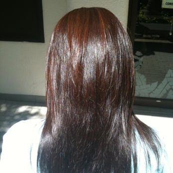Monica Ra Salon & Day Spa - Lori's hair after Brazilian Blowout treatment from Amy A. at Monica Ra Salon. Call 554-0928 to schedule appt. - Hair Salons Near Me - Honolulu, Hawaii Monica Ra Salon & Day Spa - Lori's hair after Brazilian Blowout treatment from Amy A. at Monica Ra Salon. Call 554-0928 to schedule appt. - Hair Salons Near Me - Honolulu, Hawaii
