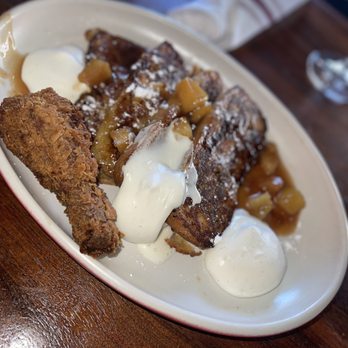Culinary Dropout - Bread Pudding French Toast & side Fried Chicken - New American Near Me - Scottsdale, Arizona Culinary Dropout - Bread Pudding French Toast & side Fried Chicken - New American Near Me - Scottsdale, Arizona