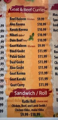 Menu photo 4 Sheesh Mahal Oklahoma City, OK