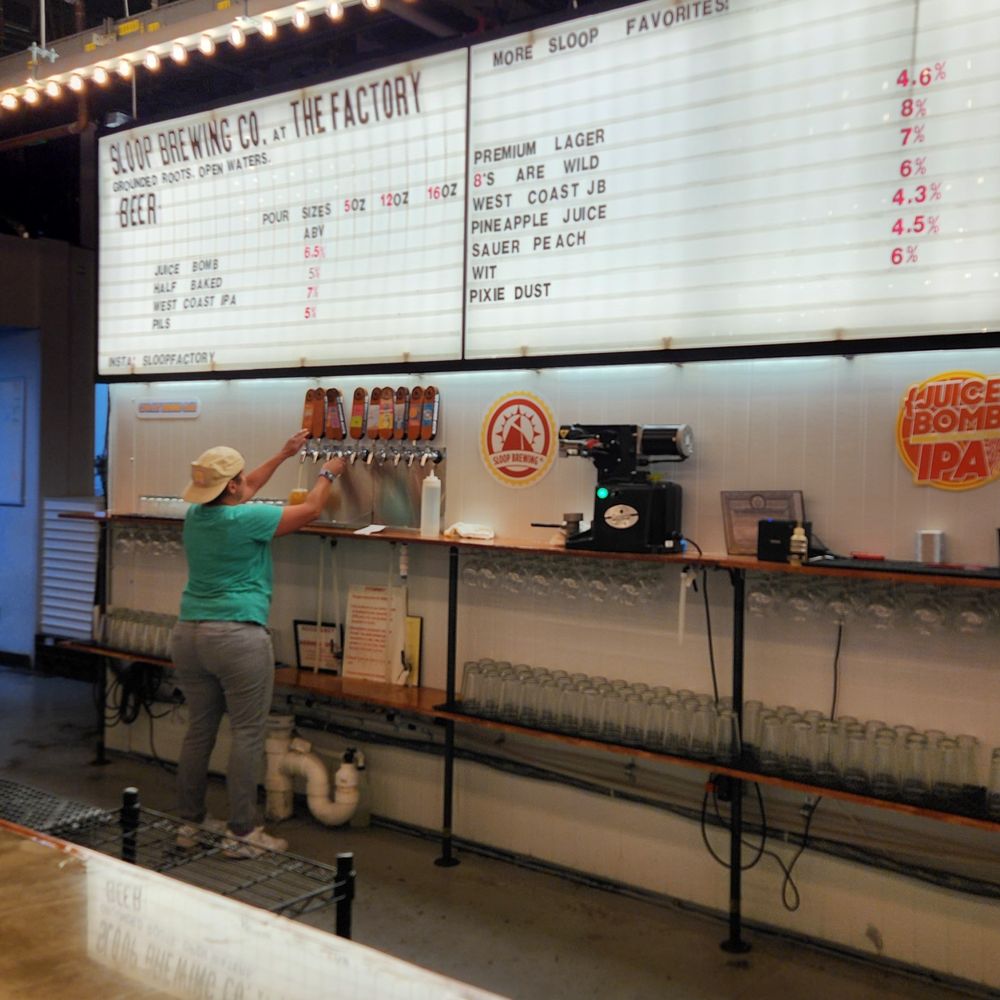Sloop Brewing @ the Factory - Menu - Breweries Near Me - Hopewell Junction, New York Sloop Brewing @ the Factory - Menu - Breweries Near Me - Hopewell Junction, New York