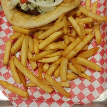 Sandy's Grille - Gyro with fries - Comfort Food Near Me - Sebastian, Florida Sandy's Grille - Gyro with fries - Comfort Food Near Me - Sebastian, Florida