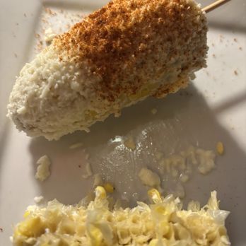 Gonza Tacos Y Tequila - Street corn after eating some of it - Mexican Near Me - Wake Forest, North Carolina Gonza Tacos Y Tequila - Street corn after eating some of it - Mexican Near Me - Wake Forest, North Carolina