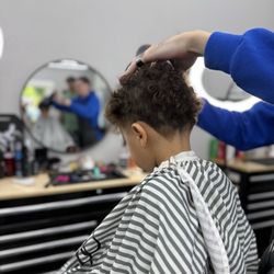 The Barbers Avenue - My sons first haircut for 2nd bday!