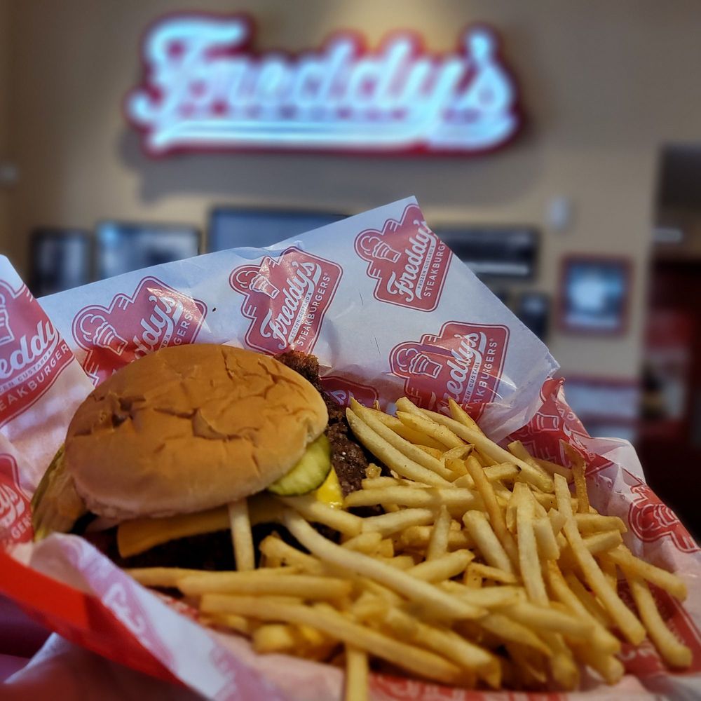 Food from Freddy's Frozen Custard & Steakburgers