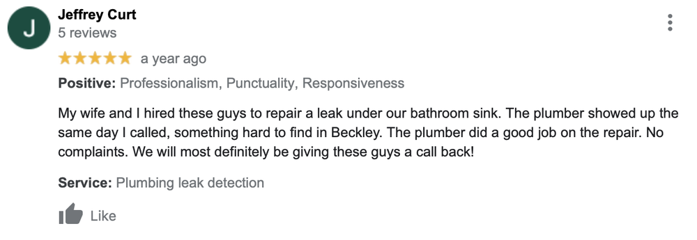 Slide of Mountaineer Plumbers