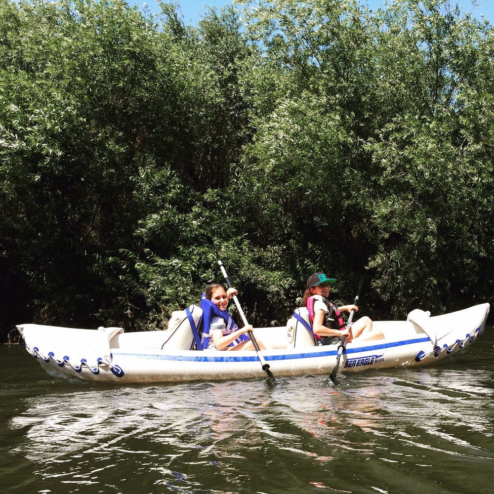 Paddle the LA River - Kids paddling on LA River. - Rafting/Kayaking Near Me - Van Nuys, California
