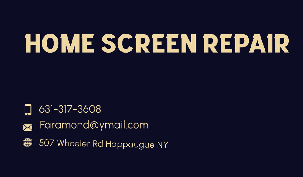 Slide of Home Screen Repair